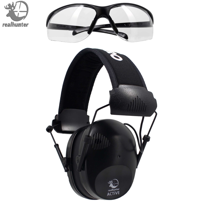 Casque Real Hunter Active avec entr&eacute;e audio (29 dB)