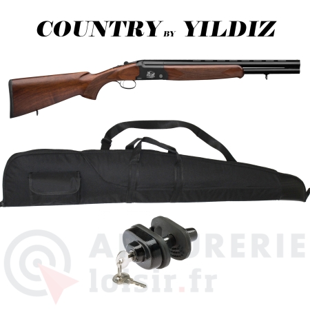 Fusil de chasse superpos&eacute; Country SLUG MC268 - 12/76
