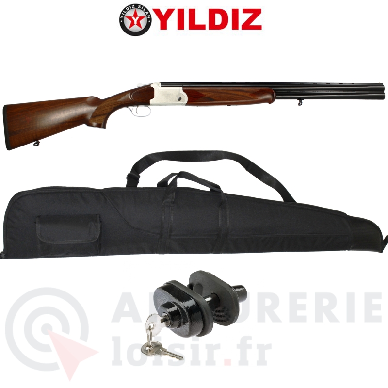 Fusil Yildiz superpos&eacute; de plaine MC113 Extracteur 12/76