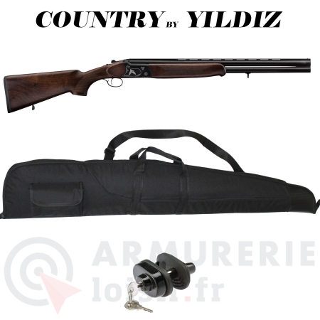 Fusil B&eacute;cassier superpos&eacute; - Country MC271R - 12/76