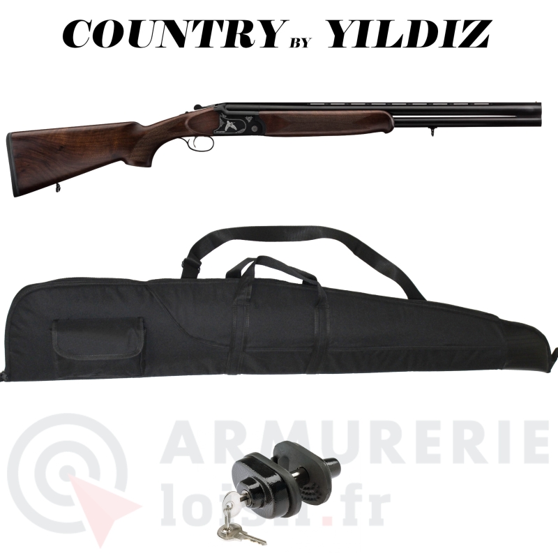 Fusil B&eacute;cassier superpos&eacute; - Country MC271R - 12/76