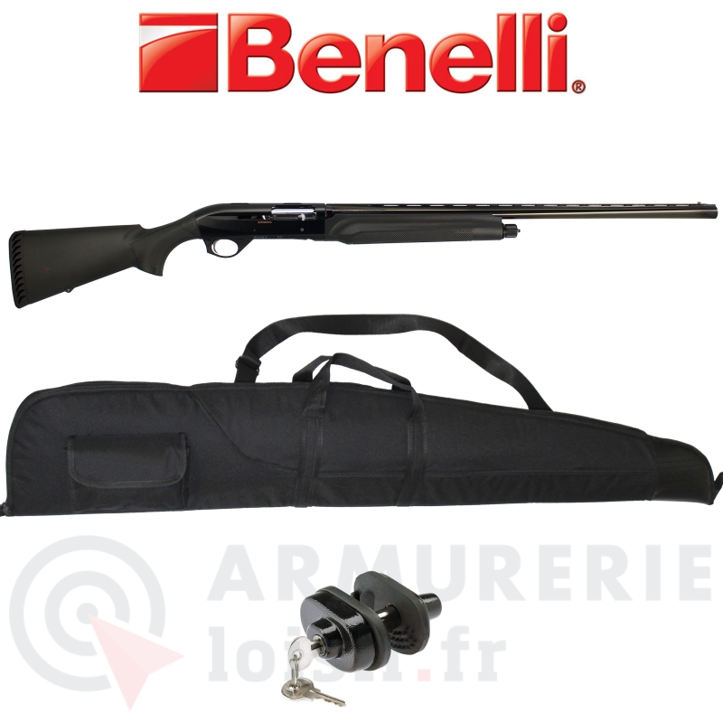 Fusil Benelli Montefeltro synth&eacute;tique 12/76 noir