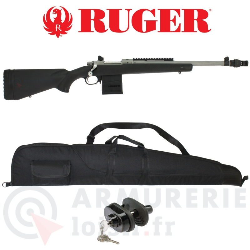 Ruger Gunsite Scout synth&eacute;tique canon inox  .308 Win