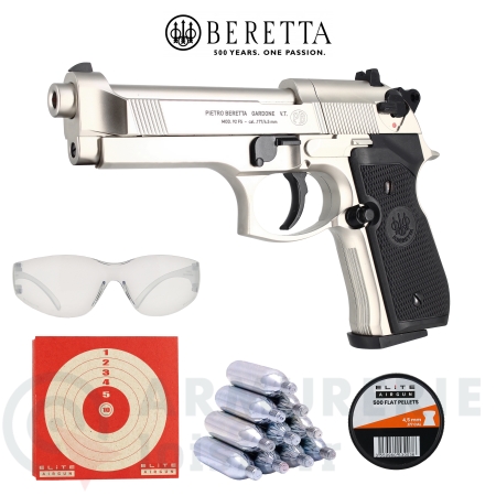 Pistolet Beretta M92 FS nickel (3,5J)