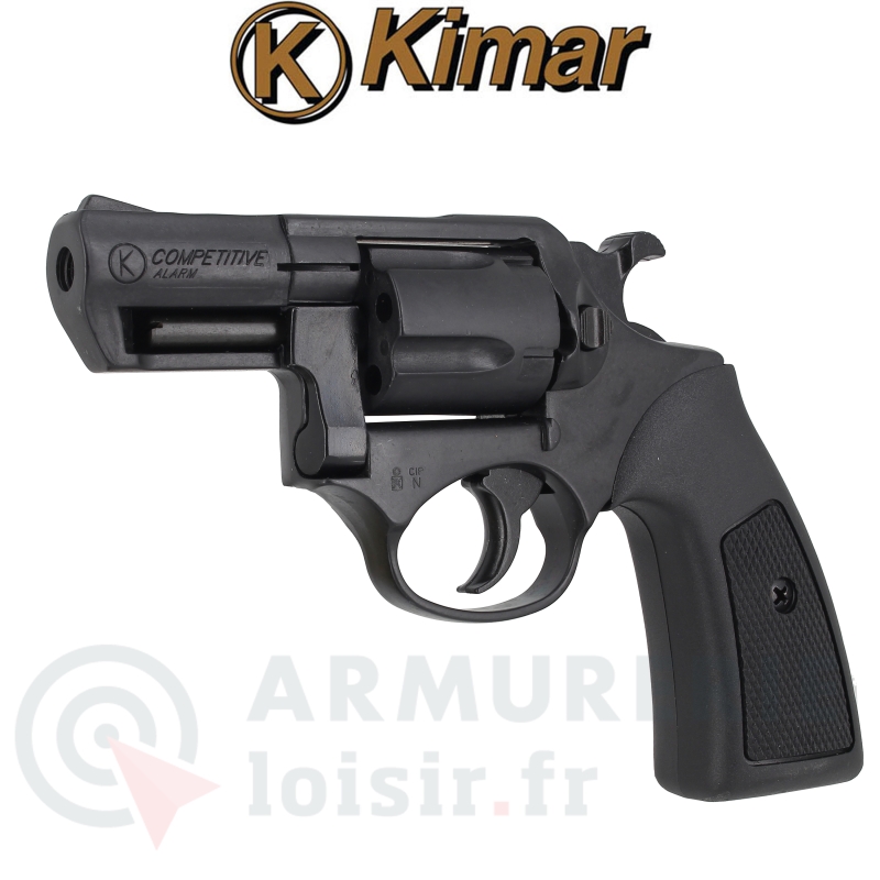 Revolver d'alarme Kruger Competitive 2,5 pouces noir KIMAR