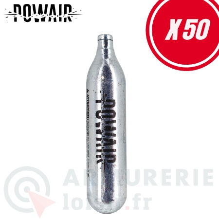 Lot de 50 cartouches / sparclettes CO2 Powair 12g