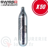 Lot de 50 sparclettes CO2 Swiss Arms 12g 