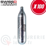 Lot de 100 sparclettes CO2 Swiss Arms 12g 