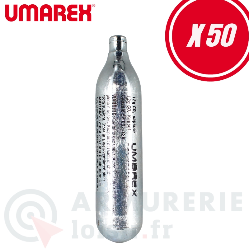 50x Cartouches Umarex CO2 12g