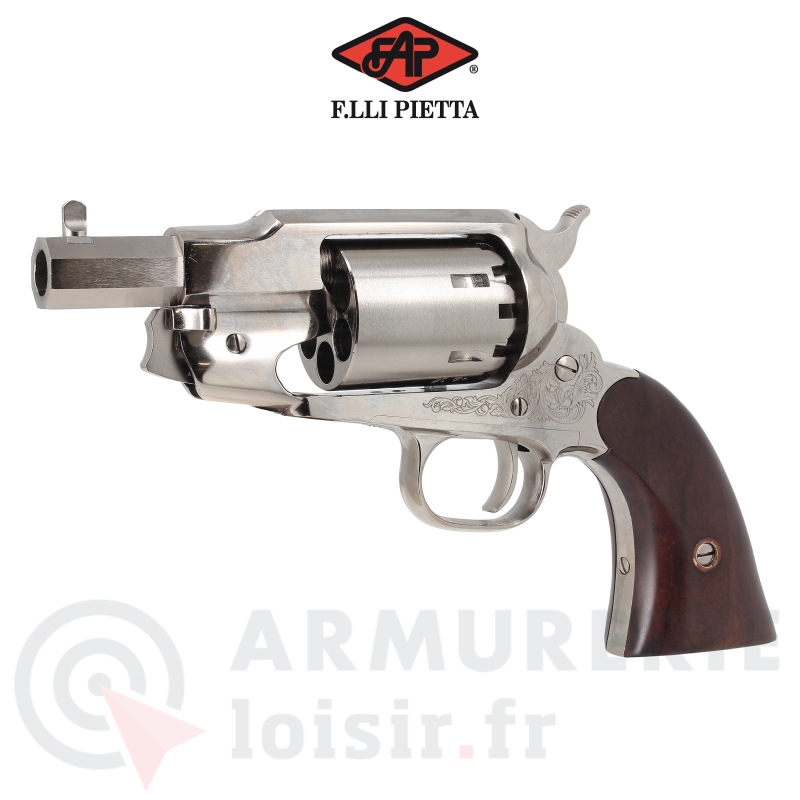 Pietta 1858 Remington Texas Martial Nickele 3" - .44PN