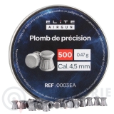 500 plombs plats Elite Airgun - 4.5mm (0.47 g)