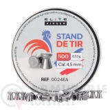 Boite de 500 plombs plats Elite Airgun Stand De Tir - 4.5mm (0.53 g)