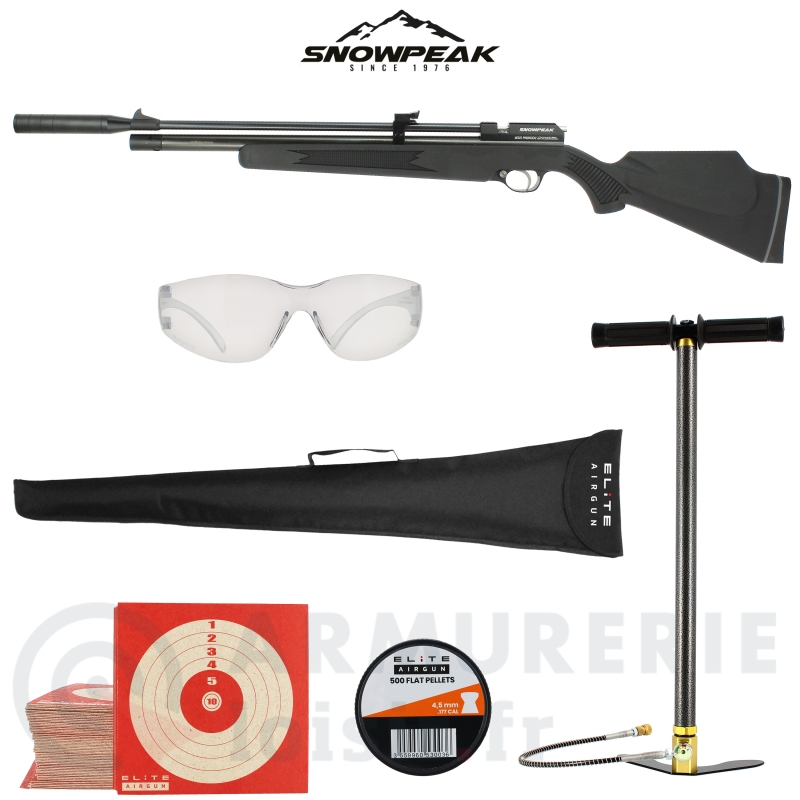 Carabine Snowpeak PR900S Gen2 PCP + Pompe 4.5mm (19.9 joules)