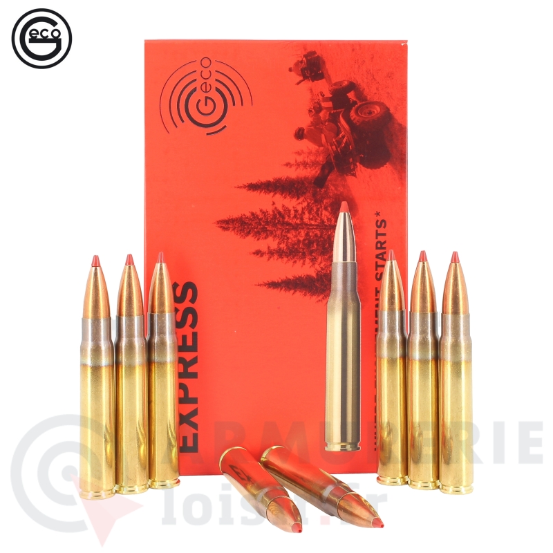 Boite de 20 cartouches Geco Express 255 grains - 9.3x62 