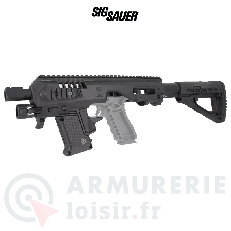 CAA Tactical Micro Roni Gen 4X SBS G17 G19 Noir