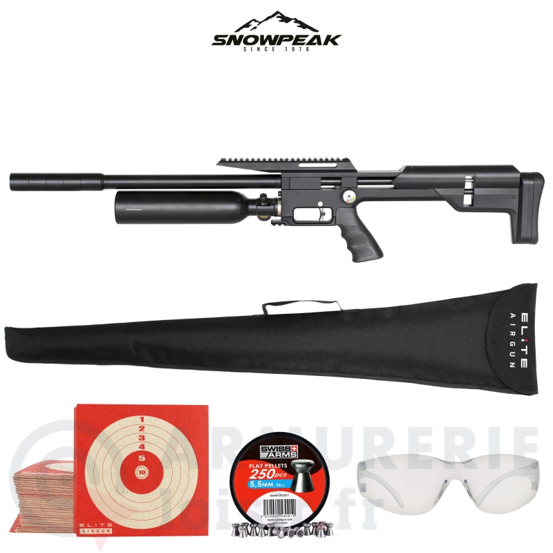Carabine PCP Snowpeak M60B Bouteille - 5.5mm (19.9 J)