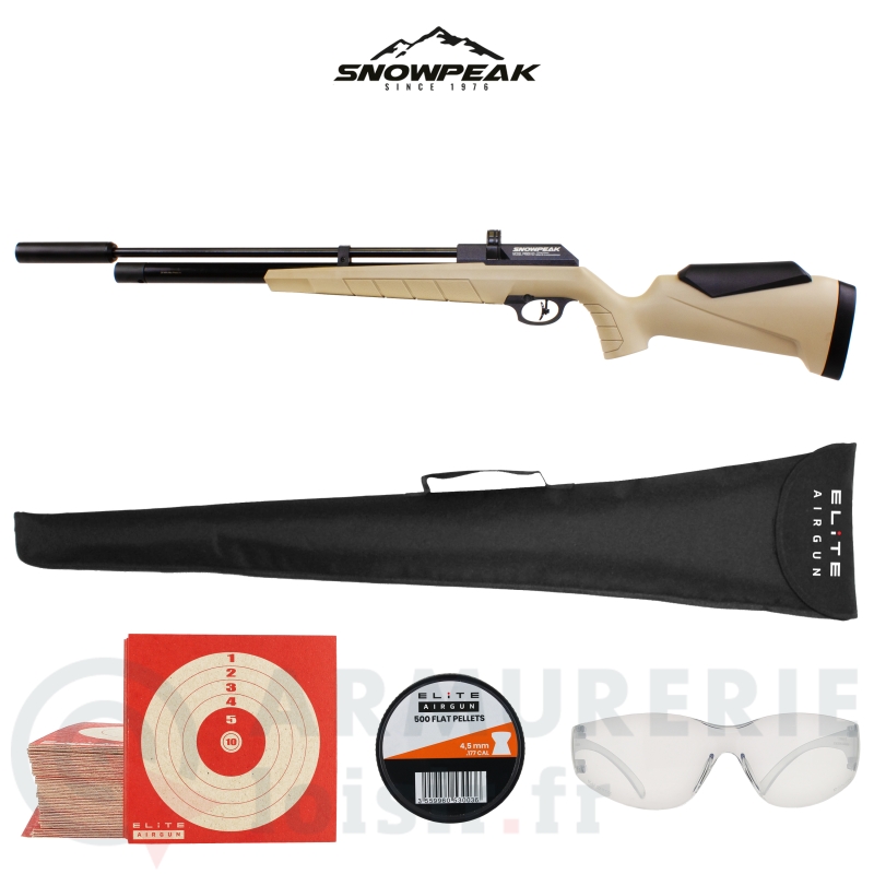 Carabine PCP Snowpeak Lynx Synthetique- 4.5mm (19.9 Joules)