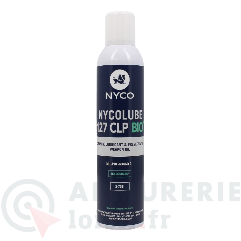 Spray huile Nycolube 127 CLP Bio 250ml