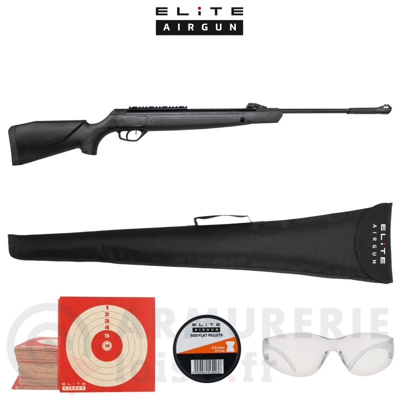 Carabine &agrave; plomb Elite Airgun Tracker - 4.5mm (19.9 Joules)
