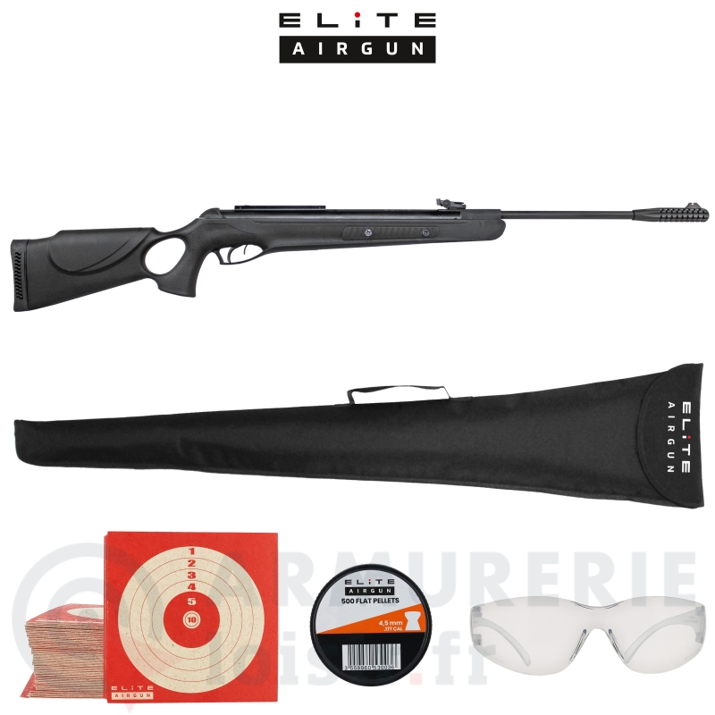 Carabine &agrave; plomb Elite Airgun Echo - 4.5mm (19.9 J)