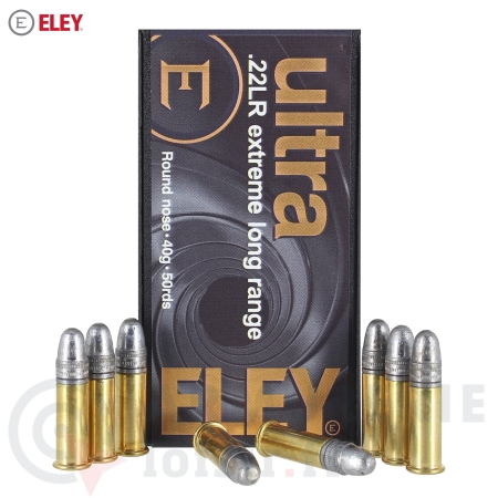 50 munitions Eley Ultra Extreme Long Range - 22LR