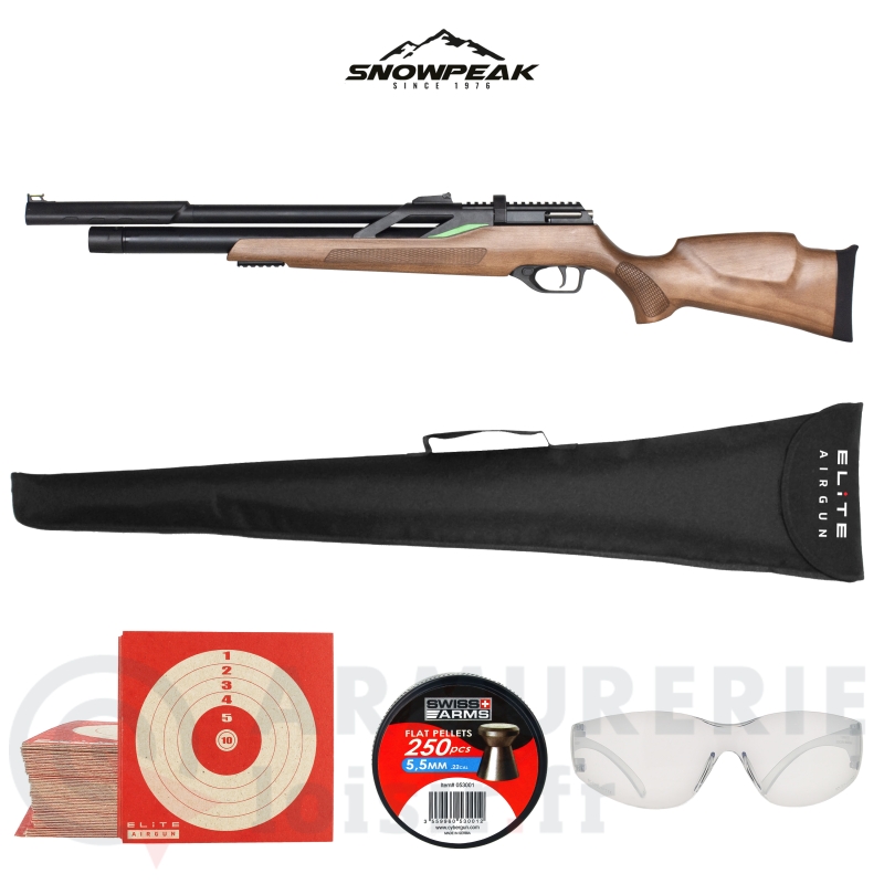 Carabine Snowpeak T-Rex Bois PCP - 5.5mm (19.9 Joules)