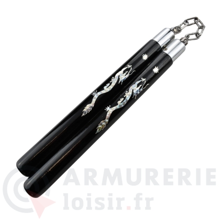 Nunchaku en bois NS19 Dragon