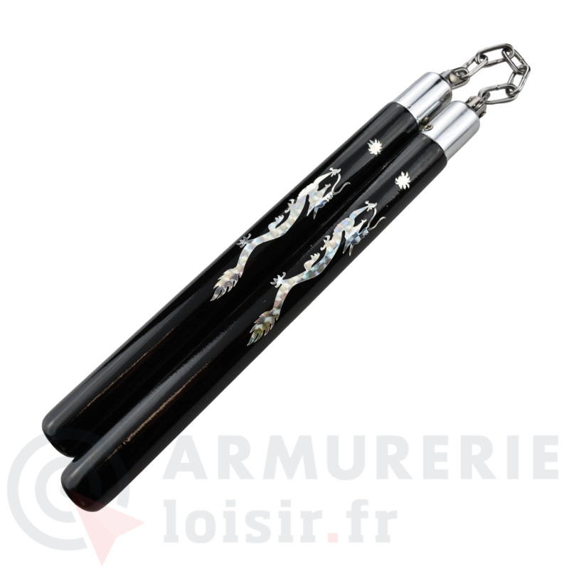 Nunchaku en bois NS19 Dragon