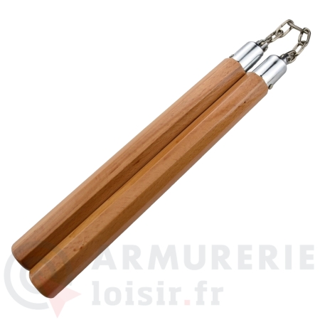 Nunchaku Bois NS17 Manche Hexagonal