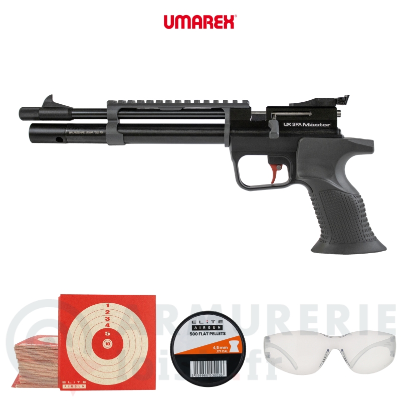 Pistolet &agrave; plomb PCP Umarex SPA Master - 4.5mm (16 Joules)