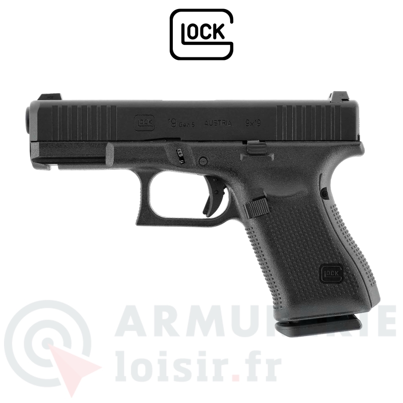 Pistolet Glock 19 Gen5 GBB Airsoft - 6mm (1 joule)