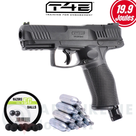 Pistolet balle caoutchouc T4E TPX 50 Gen2 - .50...