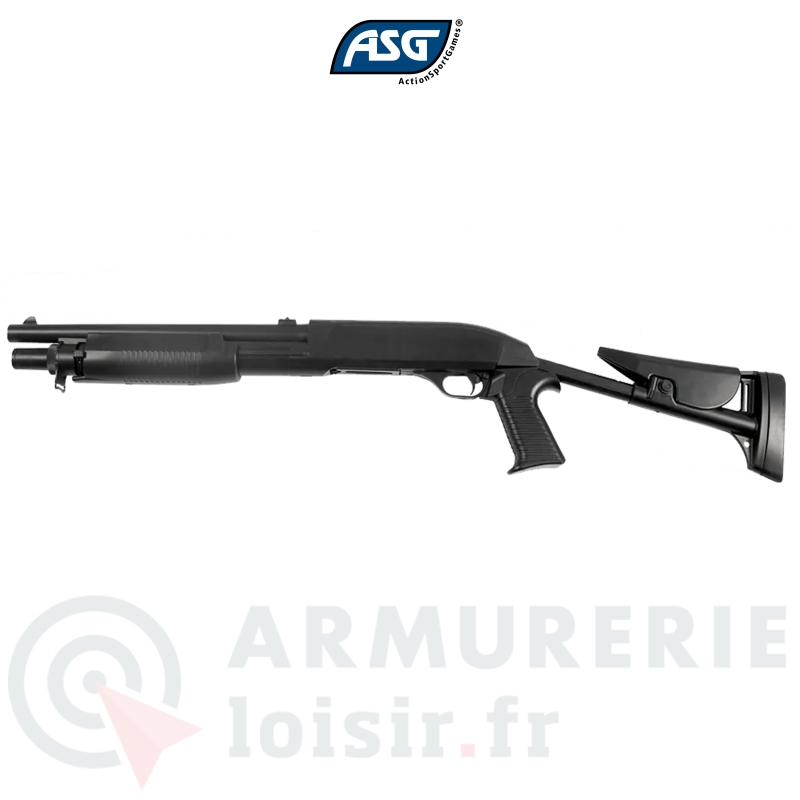 Fusil &agrave; pompe ASG Franchi SAS 12 Spring Flex stock - 6mm