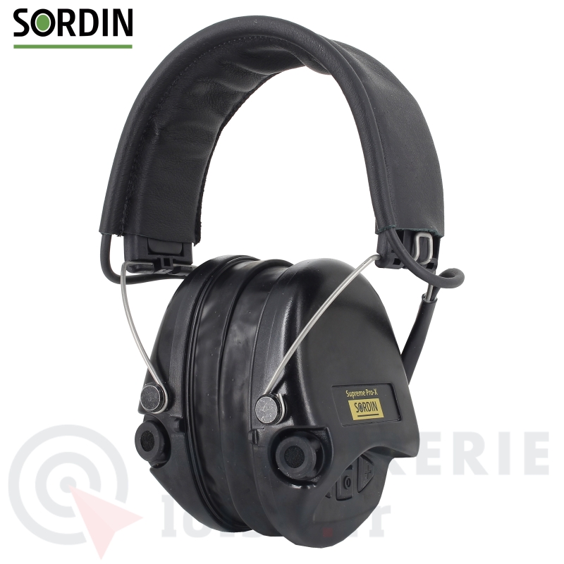 Casque &eacute;lectronique anti-bruit Sordin Supreme Pro-X Noir