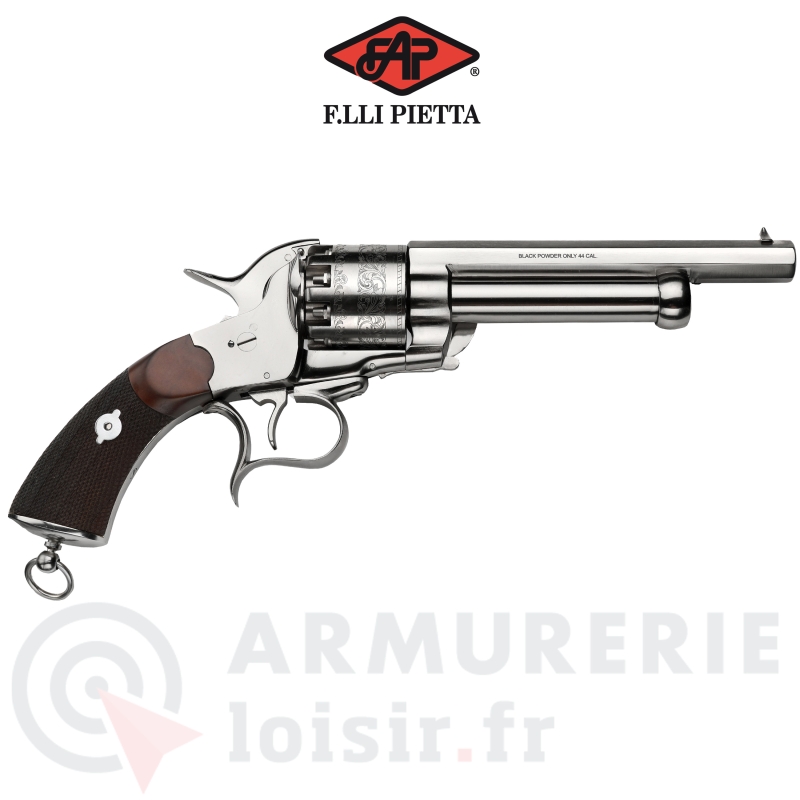 Pietta 1862 LeMat Cavalry Inox Double Canon - 44PN