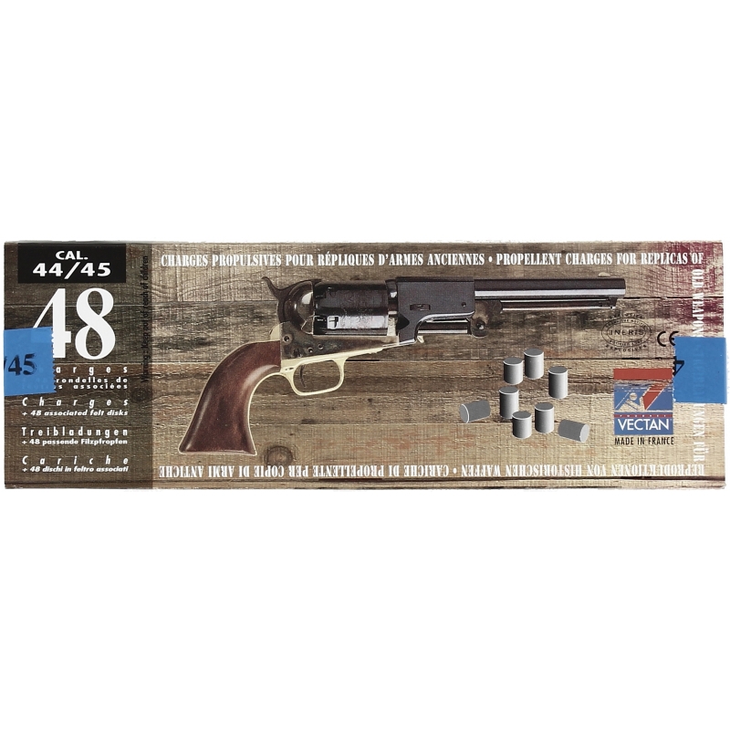 Tube de poudre Noire Vectan 44/45 + Bourre
