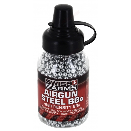 Billes acier Swiss Arms x1500 - 0,35g 4,5mm BB