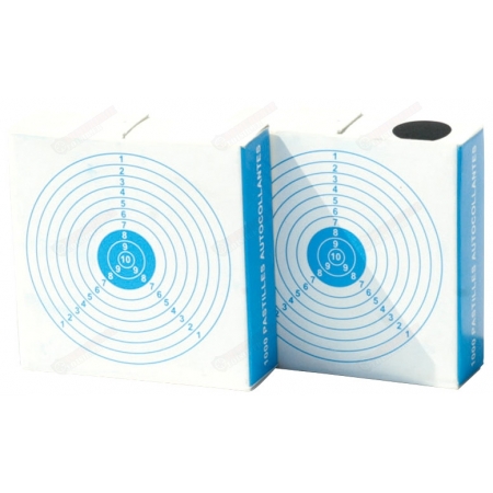 Pastilles autocollantes bouche trou cible 19mm - x1000