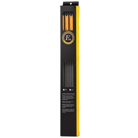 Lot de 6 fl&egrave;ches carbone 55cm (22")