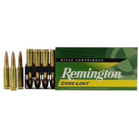 20 Cartouches Remington Core-Lokt 7mm-08 140 gr