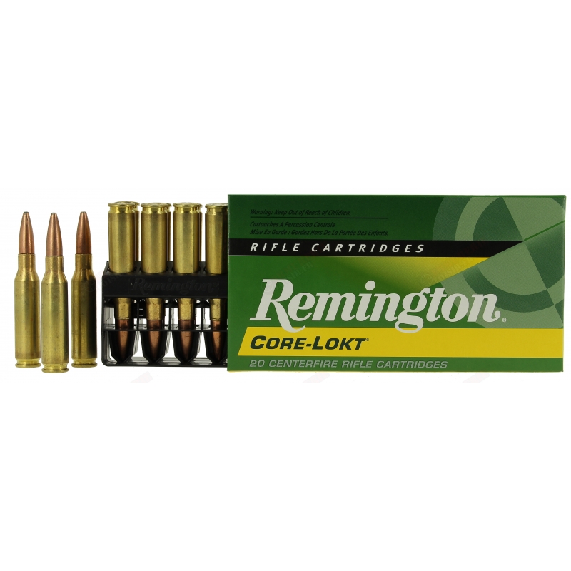 20 Cartouches Remington Core-Lokt 7mm-08 140 gr