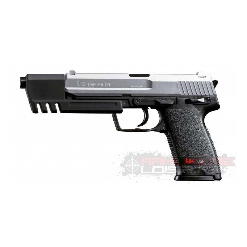 Pistolet &agrave; billes H&K USP Match Bicolore (0.5 joule)