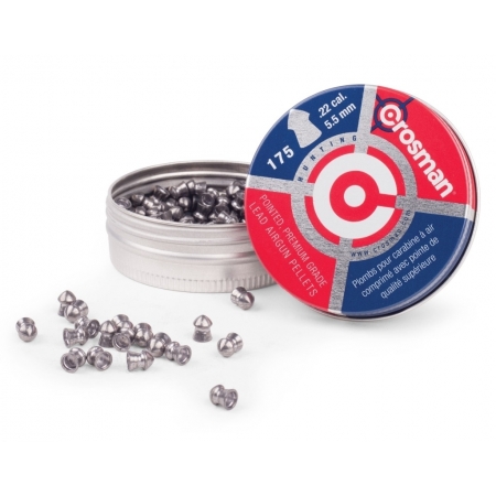 175 Plombs pointus Crosman Premier Pointed 5.5mm 14.3gr