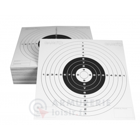 Lot de 100 Cibles GAMO 14x14 Entra&icirc;nement / comp&eacute;tition