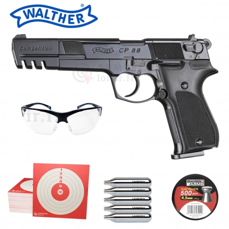 Pack Walther CP88 Comp&eacute;tition 4.5mm (3.5 joules)