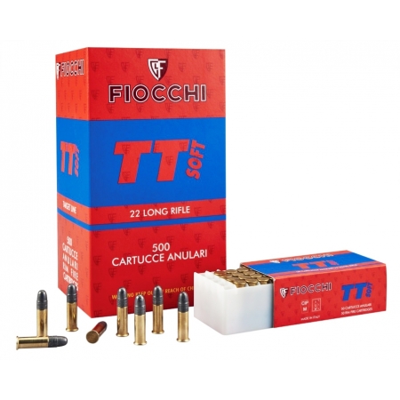 50 munitions Fiocchi TT Soft 22 LR 40Gr