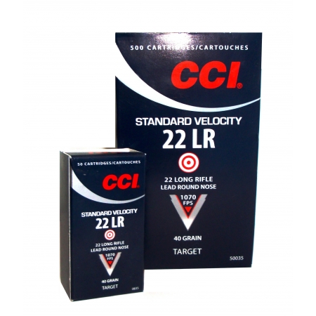 500 Cartouches CCI Standard Velocity 22LR