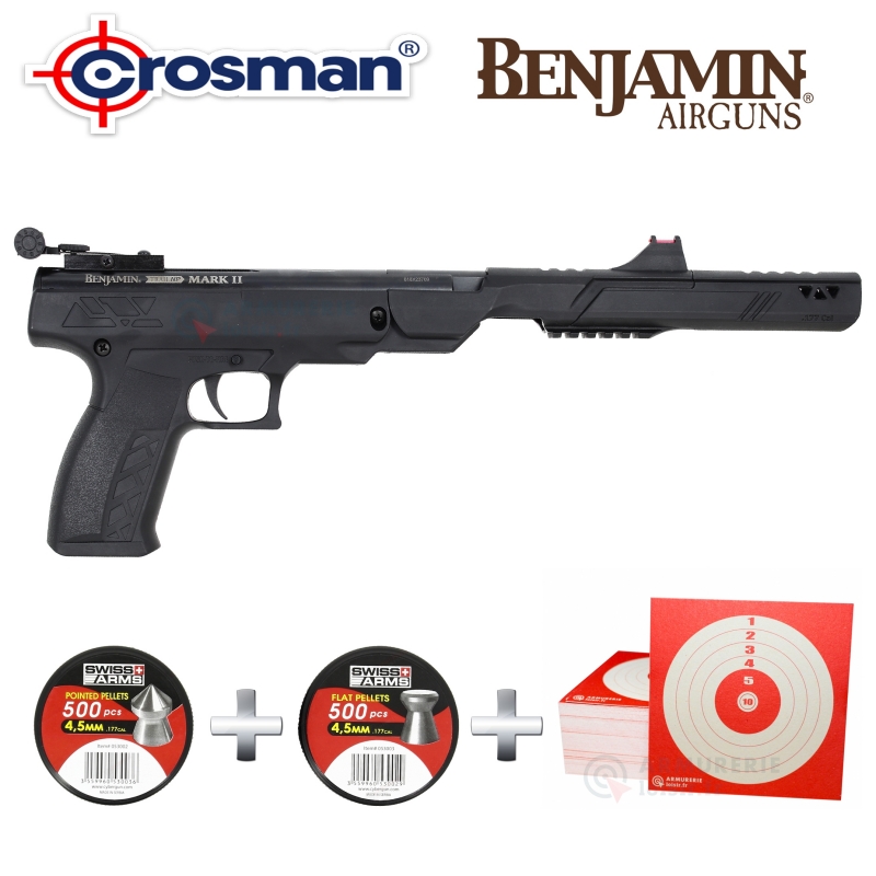 Pack pistolet Crosman Trail NP Mark II cal 4.5mm