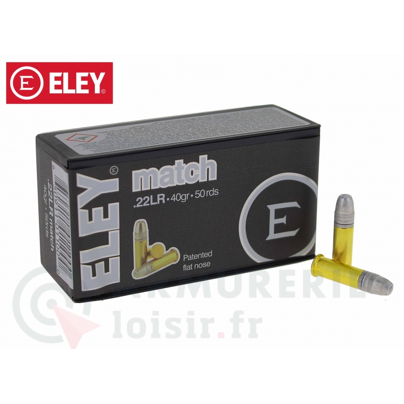 50 cartouches ELEY Match 22LR