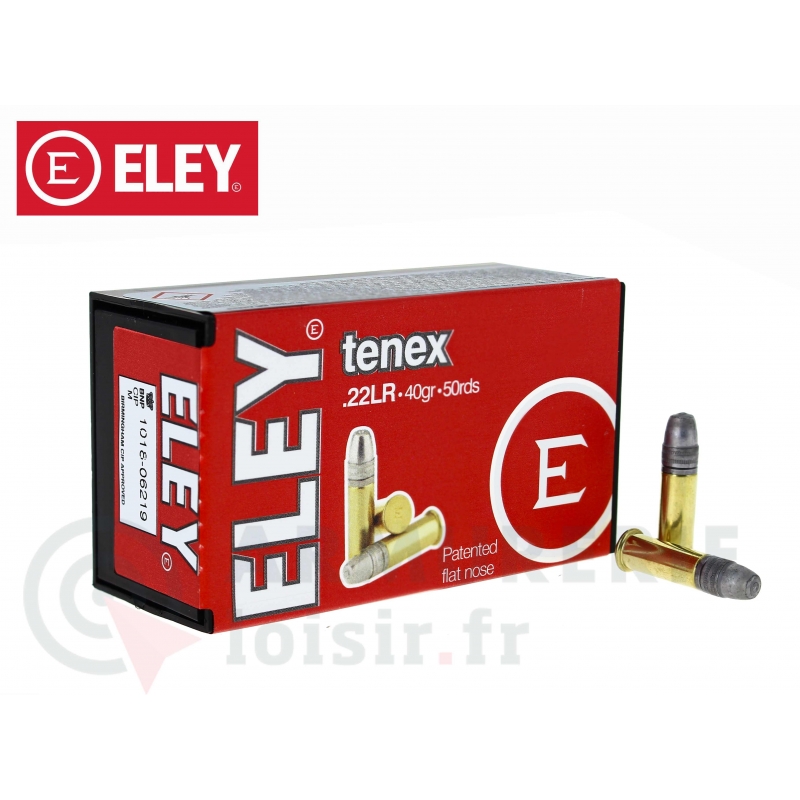 50 cartouches ELEY Tenex calibre .22LR